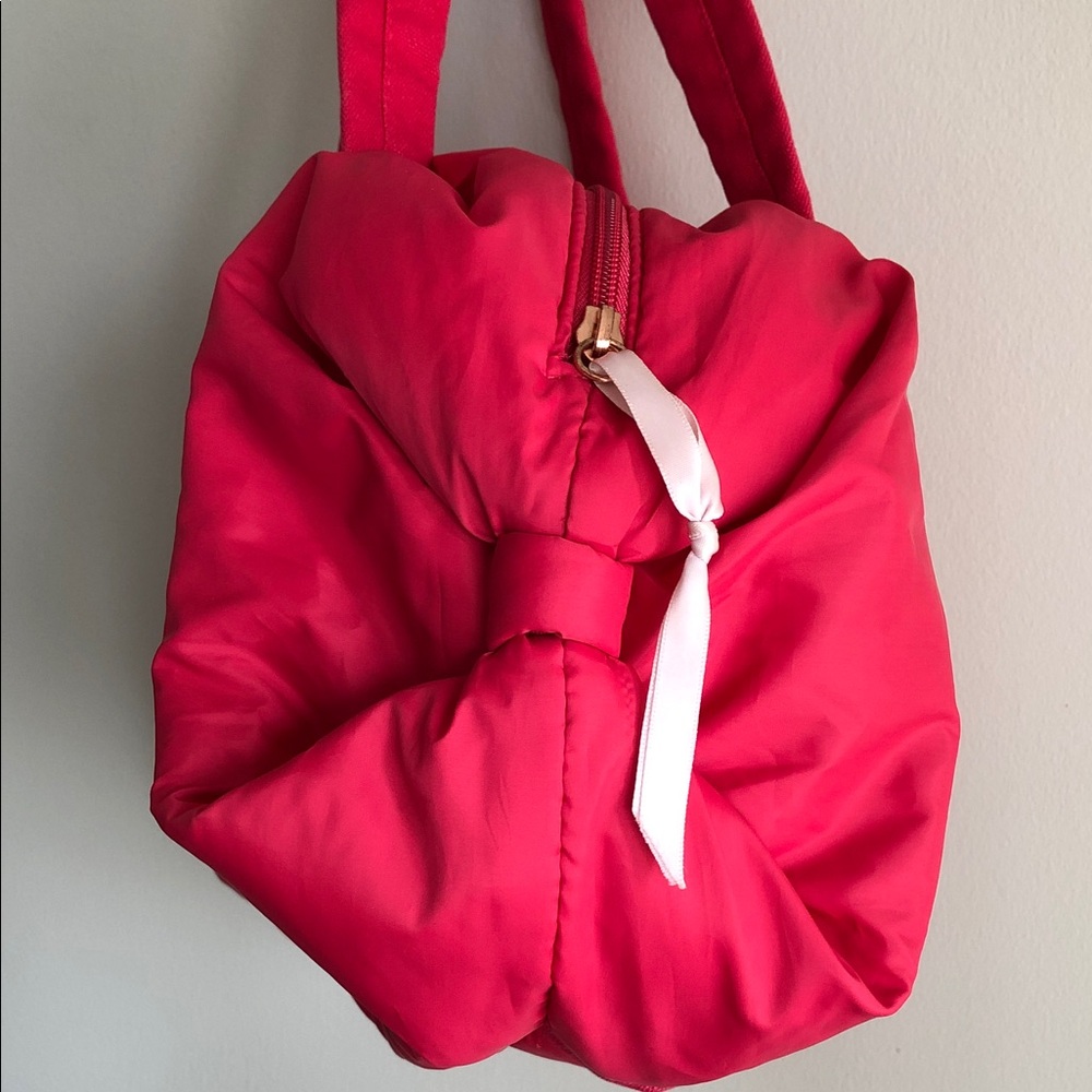Repetto Raspberry Red Pink Super Puff Duffel Ballet Bag ๐ฉฐโฅ๏ธโฅ๏ธ๐๐๐๐โจโจ - Picture 3 of 9